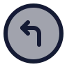 Circle Arrow Move Up Left icon preview