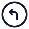 Circle Arrow Move Up Left icon preview