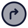 Circle Arrow Move Up Right icon preview