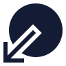Circle Arrow Out Down Left icon preview