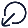 Circle Arrow Out Down Left icon preview