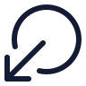 Circle Arrow Out Down Left icon preview