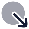 Circle Arrow Out Down Right icon preview