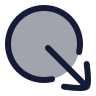 Circle Arrow Out Down Right icon preview