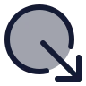 Circle Arrow Out Down Right icon preview
