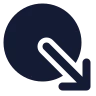 Circle Arrow Out Down Right icon preview