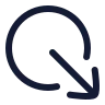 Circle Arrow Out Down Right icon preview