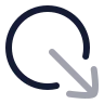 Circle Arrow Out Down Right icon preview