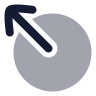 Circle Arrow Out Up Left icon preview