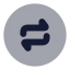 Circlearrowreload icon with bulk rounded style