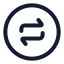 Circlearrowreload icon with stroke rounded style