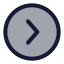 Circlearrowright icon with duotone standard style
