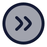 Circle Arrow Right Double icon preview