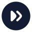 Circlearrowrightdouble icon with solid rounded style