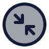 Circle Arrow Shrink 01 icon preview