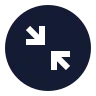 Circle Arrow Shrink 01 icon preview
