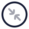 Circle Arrow Shrink 01 icon preview