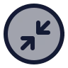 Circle Arrow Shrink 02 icon preview