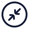 Circle Arrow Shrink 02 icon preview