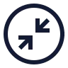 Circle Arrow Shrink 02 icon preview