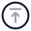 Circlearrowup icon with twotone rounded style