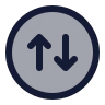 Circle Arrow Up Down icon preview