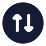 Circle Arrow Up Down icon preview