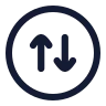Circle Arrow Up Down icon preview