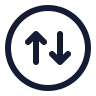 Circle Arrow Up Down icon preview