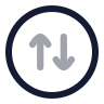 Circle Arrow Up Down icon preview