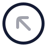 Circle Arrow Up Left icon preview
