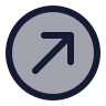 Circle Arrow Up Right 02 icon preview
