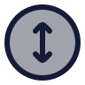 Circle Arrow Vertical icon preview
