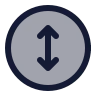 Circle Arrow Vertical icon preview