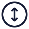 Circle Arrow Vertical icon preview