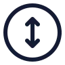 Circle Arrow Vertical icon preview