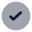 Circlecheck icon with bulk rounded style