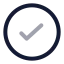 Circlecheck icon with twotone rounded style