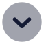 Circlechevrondown icon with bulk rounded style