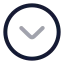 Circlechevrondown icon with twotone rounded style
