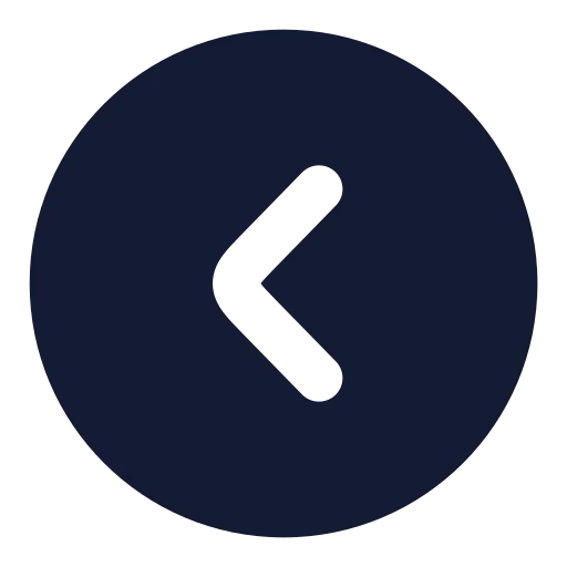 Circle Chevron Left Icon in Solid Rounded style