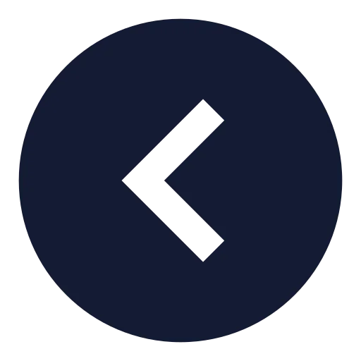 Circle Chevron Left Icon in Solid Sharp style