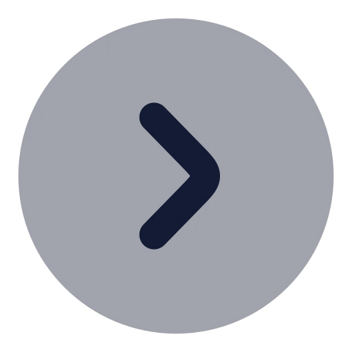 Circle Chevron Right Icon in Bulk Rounded style
