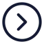 Circlechevronright icon with stroke standard style
