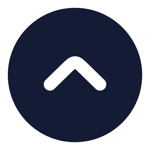 Circle Chevron Up Icon in Solid Rounded style