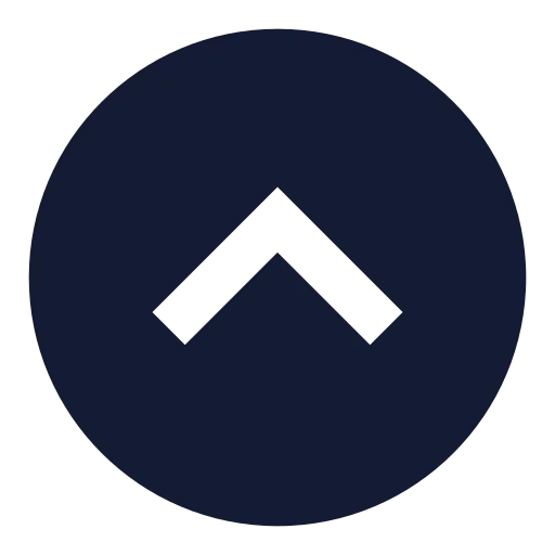 Circle Chevron Up Icon in Solid Sharp style