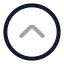 Circlechevronup icon with twotone rounded style