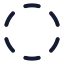 Circledashed icon with stroke standard style