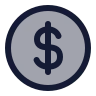 Circle Dollar Sign icon preview