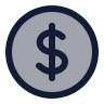 Circle Dollar Sign icon preview